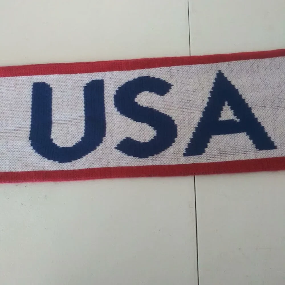 Copa America Centenario 2016 red, white, and blue scarf